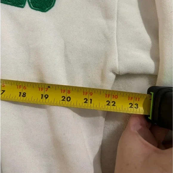 Los Angeles Preppy Varsity Style Sweatshirt Tennis Fleece Letters Y2K Obersized - Picture 7 of 10